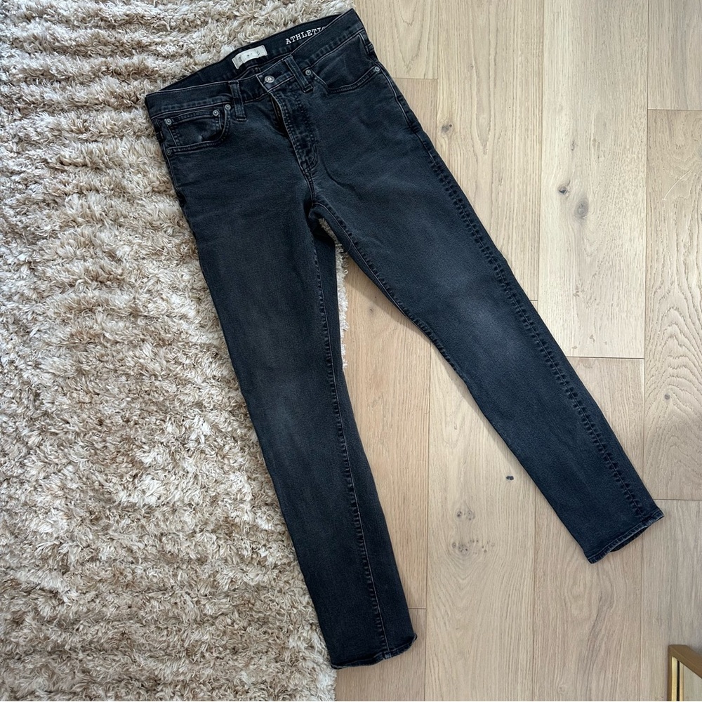Men’s Madewell Athletic Slim Black Jeans